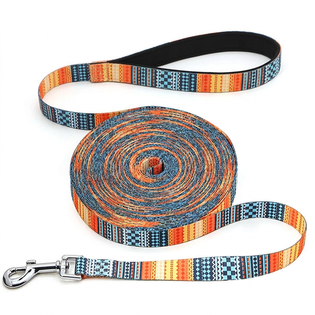 Correa estampada Rumbo para perros, 120 cm
