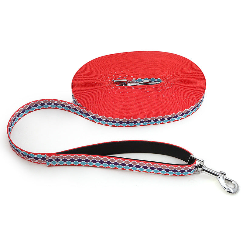 Correa estampada Rumbo para perros, 120 cm